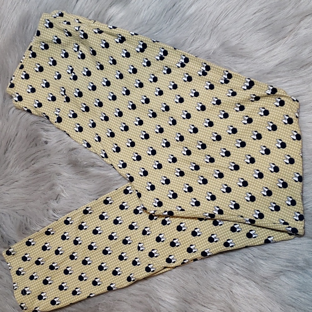 NWOT LulaRoe Disney Minnie Mouse Leggings size OS